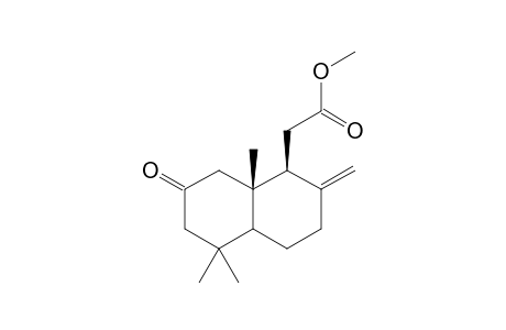 METHYL-2-OXO-13,14,15,16-TETRANORLABD-8(17)-EN-12-OATE