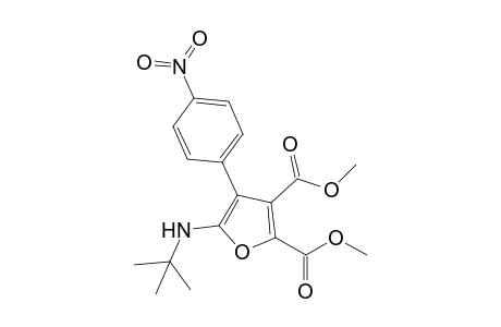 5-(tert-butylamino)-4-(4-nitrophenyl)furan-2,3-dicarboxylic acid dimethyl ester