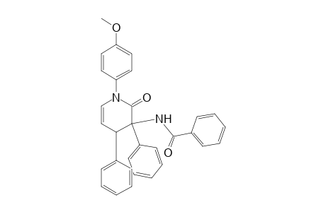 Benzamide, N-[1,2,3,4-tetrahydro-1-(4-methoxyphenyl)-2-oxo-3,4-diphenyl-3-pyridinyl]-