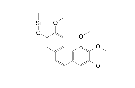 Combretastatin A4, mono-TMS, cis-