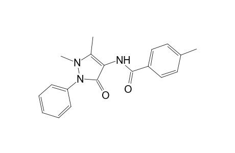 N-(1,5-Dimethyl-3-oxo-2-phenyl-2,3-dihydro-1H-pyrazol-4-yl)-4-methylbenzamide