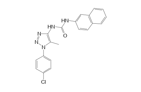 1-(1-(4-chlorophenyl)-5-methyl-1H-1,2,3-triazol-4-yl)-3-(naphthalen-2-yl)urea