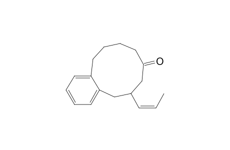 8(5H)-Benzocyclodecenone, 6,7,9,10,11,12-hexahydro-6-(1-propenyl)-, (Z)-
