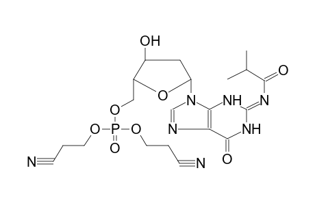 5'-O-BIS(CYANOETHOXY)PHOSPHORYL-N-ISOBUTYRYLDEOXYGUANOSINE