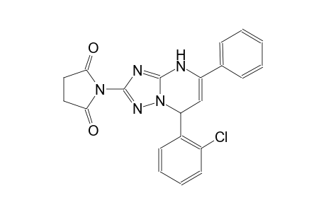 1-[7-(2-chlorophenyl)-5-phenyl-4,7-dihydro[1,2,4]triazolo[1,5-a]pyrimidin-2-yl]-2,5-pyrrolidinedione