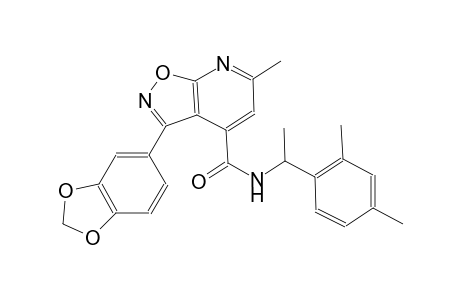 3-(1,3-benzodioxol-5-yl)-N-[1-(2,4-dimethylphenyl)ethyl]-6-methylisoxazolo[5,4-b]pyridine-4-carboxamide