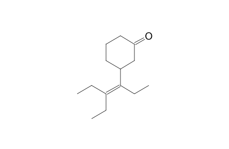(E)-3-(4-Ethyl-3-hexen-3-yl)cyclohexanone