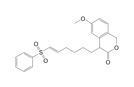 4-(6-Phenylsulfonylhex-5-en-1-yl)-6-methoxychromane-3-one