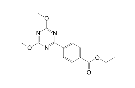 4-(4,6-dimethoxy-1,3,5-triazin-2-yl)benzoic acid ethyl ester