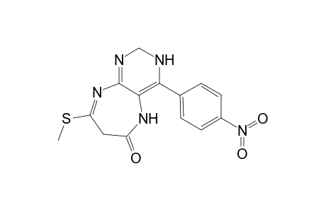 4-(4'-Chlorophenyl)-8-methylthio-1,2,3,5-tetrahydro-pyrimido[4,5-b][1,4]diazepin-6-one