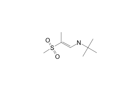 tert-butyl-[(E)-2-mesylprop-1-enyl]amine