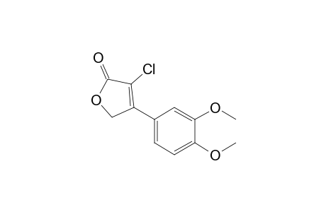 3-Chloro-4-(3',4'-dimethoxyphenyl)-2(5H)-furanone
