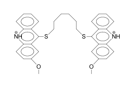 1,6-Bis(2-methoxy-9-acridinylthio)-hexane dication