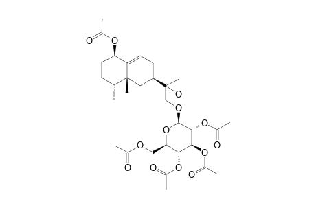 1-BETA-HYDROXY-DEBNEYOL-12-O-BETA-D-GLUCOPYRANOSIDE-TETRAACETATE