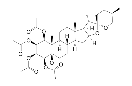 Neopentologenin-1.beta.,2.beta.,3.beta.,4.beta.-tetraacetat