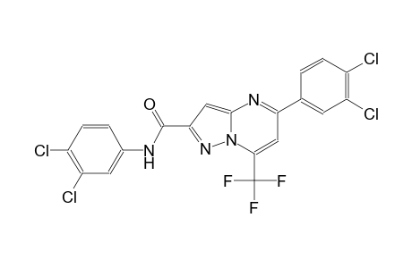 N,5-bis(3,4-dichlorophenyl)-7-(trifluoromethyl)pyrazolo[1,5-a]pyrimidine-2-carboxamide