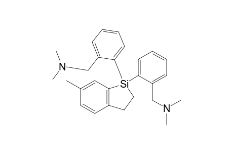 1,1-Bis[2'-(dimethylaminomethyl)phenyl]-6-methyl-1-silaindane