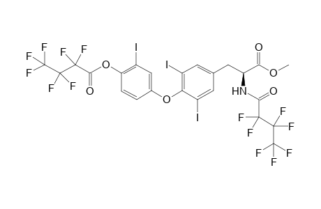 (S)-4-(4-(2-(2,2,3,3,4,4,4-heptafluorobutanamido)-3-methoxy-3-oxopropyl)-2,6-diiodophenoxy)-2-iodophenyl 2,2,3,3,4,4,4-heptafluorobutanoate