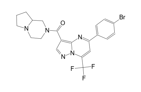 5-(4-bromophenyl)-3-(hexahydropyrrolo[1,2-a]pyrazin-2(1H)-ylcarbonyl)-7-(trifluoromethyl)pyrazolo[1,5-a]pyrimidine