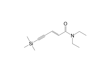 N,N-Diethyl-5-(trimethylsilyl)pent-2-en-4-ynyl-1-amide