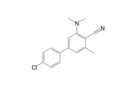 6-(4-Chlorophenyl)-2-dimethylamino-6-methylbenzonitrile
