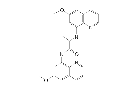 N,N'.2-Aminopropanamide, N,N'-bis[6-methoxy-8-quinolyl]-