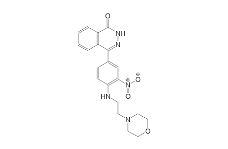 4-(4-{[2-(4-morpholinyl)ethyl]amino}-3-nitrophenyl)-1(2H)-phthalazinone