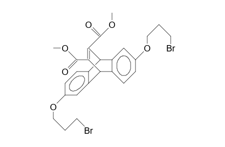 2,6-Bis(3-bromo-propyloxy)-9,10-dihydro-11,12-dicarbomethoxy-etheno-anthracene