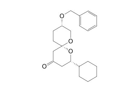 (2S,6S,9S)-9-Benzyloxy-2-cyclohexyl-1,7-dioxaspiro[5.5]undecan-4-one