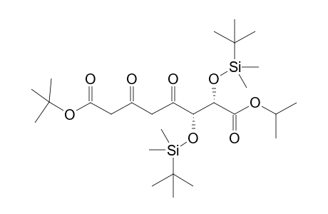 (2S,3S)-2,3-bis[[tert-butyl(dimethyl)silyl]oxy]-4,6-diketo-suberic acid O8-tert-butyl ester O1-isopropyl ester