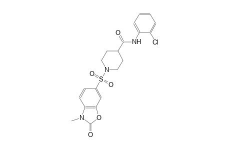 4-piperidinecarboxamide, N-(2-chlorophenyl)-1-[(2,3-dihydro-3-methyl-2-oxo-6-benzoxazolyl)sulfonyl]-