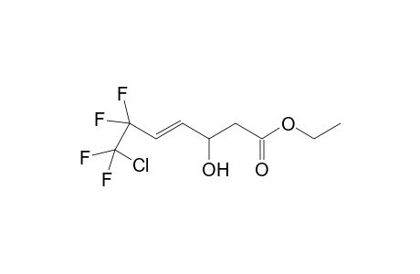 (E)-Ethyl 7-chloro-6,6,7,7-tetrafluoro-3-hydroxyhept-4-enoate