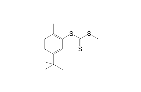 5-tert-Butyl-2-methylphenyl methyl trithiocarbonate