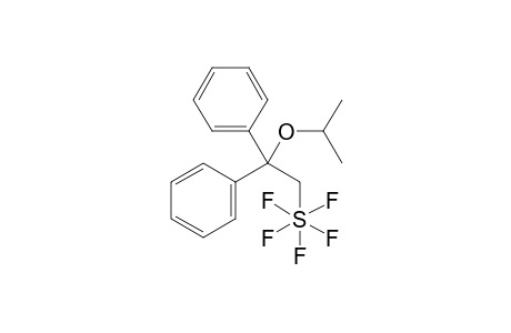 pentafluoro(2-isopropoxy-2,2-diphenylethyl)-lamda-6-sulfane
