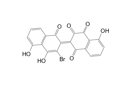 (3E)-3-(3-bromo-4,5-dihydroxy-1-keto-2-naphthylidene)-8-hydroxy-tetralin-1,2,4-trione