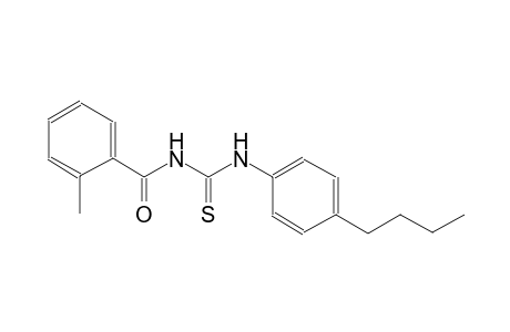 N-(4-butylphenyl)-N'-(2-methylbenzoyl)thiourea