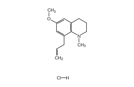 8-allyl-6-methoxy-1-methyl-1,2,3,4-tetrahydroquinoline, hydrochloride