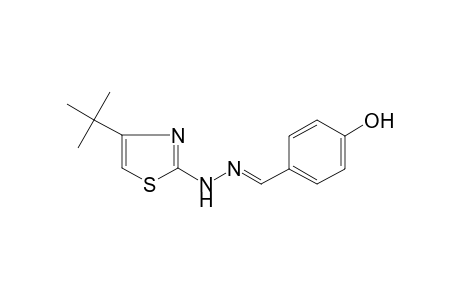 Benzaldehyde, 4-hydroxy-, (4-tert-butyl-2-thiazolyl)hydrazone