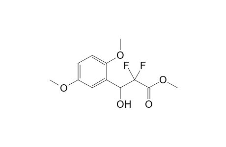 Methyl 2,2-difluoro-3-hydroxy-3-(2',5'-dimethoxyphenyl)propanoate