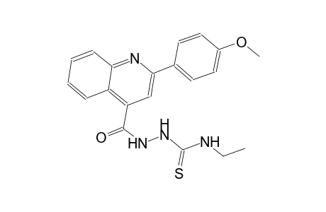 N-ethyl-2-{[2-(4-methoxyphenyl)-4-quinolinyl]carbonyl}hydrazinecarbothioamide