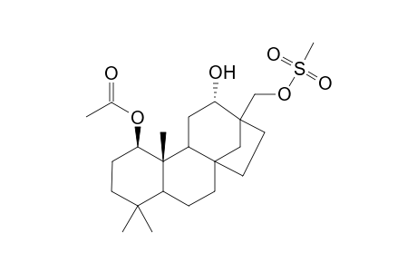 ent-1.beta.-acetoxy-12.alpha.-hydroxy-17-mesyloxybeyerane