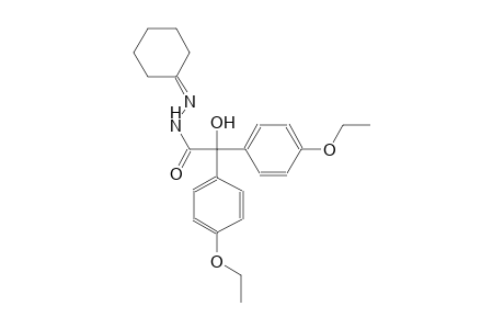 N'-cyclohexylidene-2,2-bis(4-ethoxyphenyl)-2-hydroxyacetohydrazide