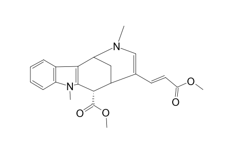 METHYL-(1RS,5SR,6RS)-6-(METHOXYCARBONYL)-2,7-DIMETHYL-1,2,5,6-TETRAHYDRO-1,5-METHANOAZOCINO-[4,3-B]-INDOLE-4-(E)-ACRYLATE