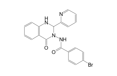 benzamide, 4-bromo-N-(1,4-dihydro-4-oxo-2-(2-pyridinyl)-3(2H)-quinazolinyl)-