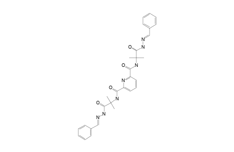 N(2),N(6)-BIS-[1-(2-BENZYLIDENEHYDRAZINYL)-2-METHYL-1-OXOPROPAN-2-YL]-PYRIDINE-2,6-DICARBOXAMIDE