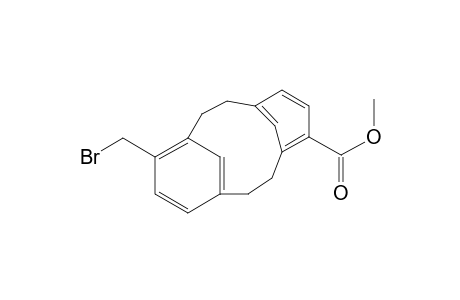 Tricyclo[9.3.1.1(4,8)]hexadeca-1(15),4,6,8(16),11,13-hexaene-5-carboxylic acid, 12-(bromomethyl)-, methyl ester