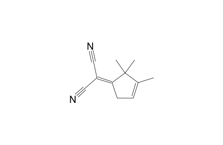 Propanedinitrile, 2-(2,2,3-trimethyl-3-cyclopenten-1-ylidene)-