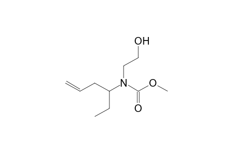 Methyl hex-5-en-3-yl(2-hydroxyethyl)carbamate