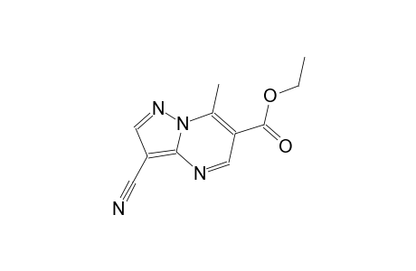 ethyl 3-cyano-7-methylpyrazolo[1,5-a]pyrimidine-6-carboxylate