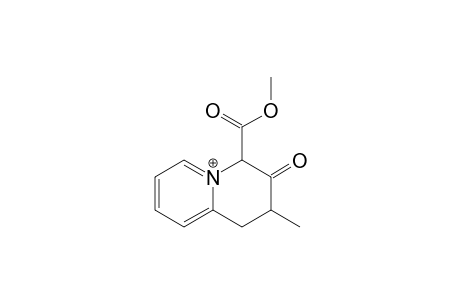 4-METHOXYCARBONYL-2-METHYL-3-OXO-1,2,3,4-TETRAHYDROQUINOLIZINIUM-4-IDE